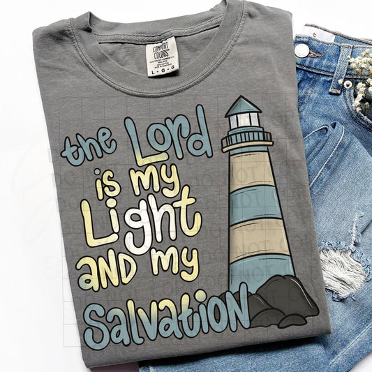 The Lord is my Light PNG Digital Download