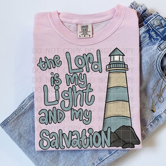 The Lord is my Light PNG Digital Download