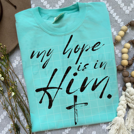 My Hope is in Him PNG Digital Download