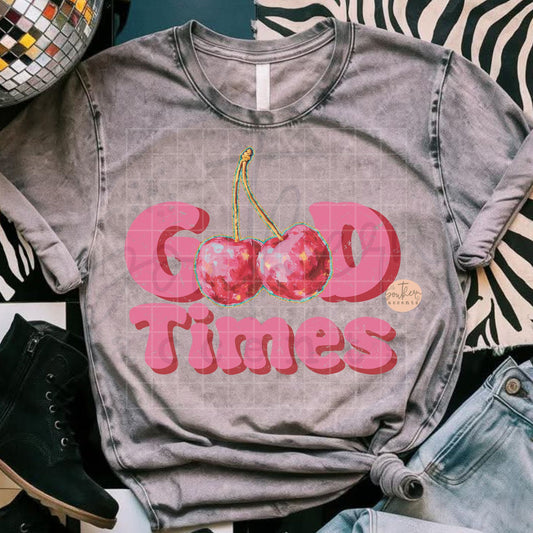 Good Times Cherry PNG Digital Download