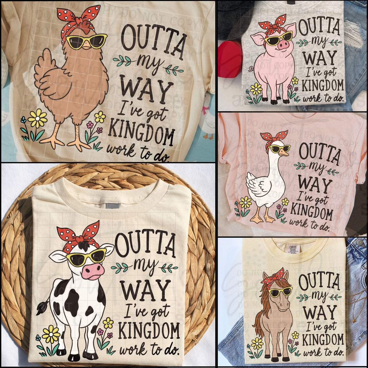 Outta My Way BUNDLE PNG Digital Download