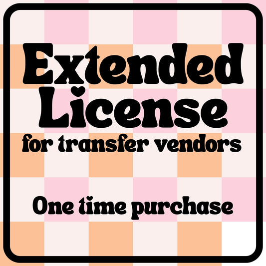 Extended License for Transfer Vendors