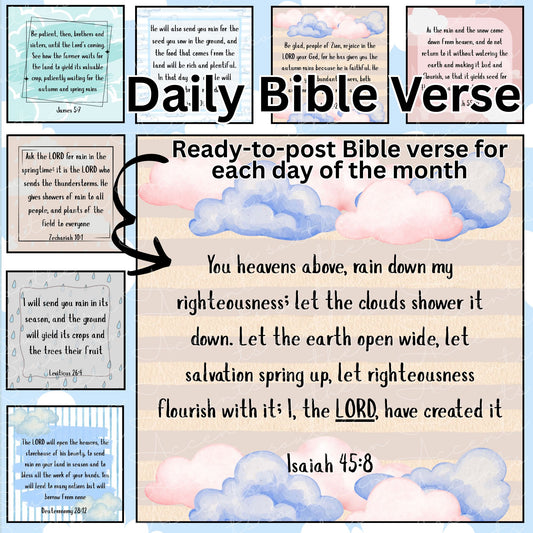 April Daily Bible Verse Bundle