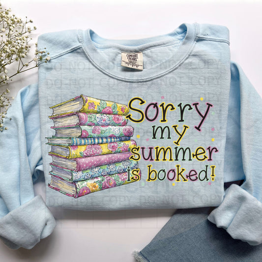Sorry My Summer is Booked PNG Digital Download