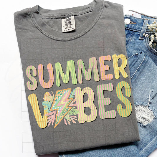 Summer Vibes PNG Digital Download