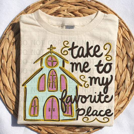 Take Me to My Favorite Place PNG Digital Download