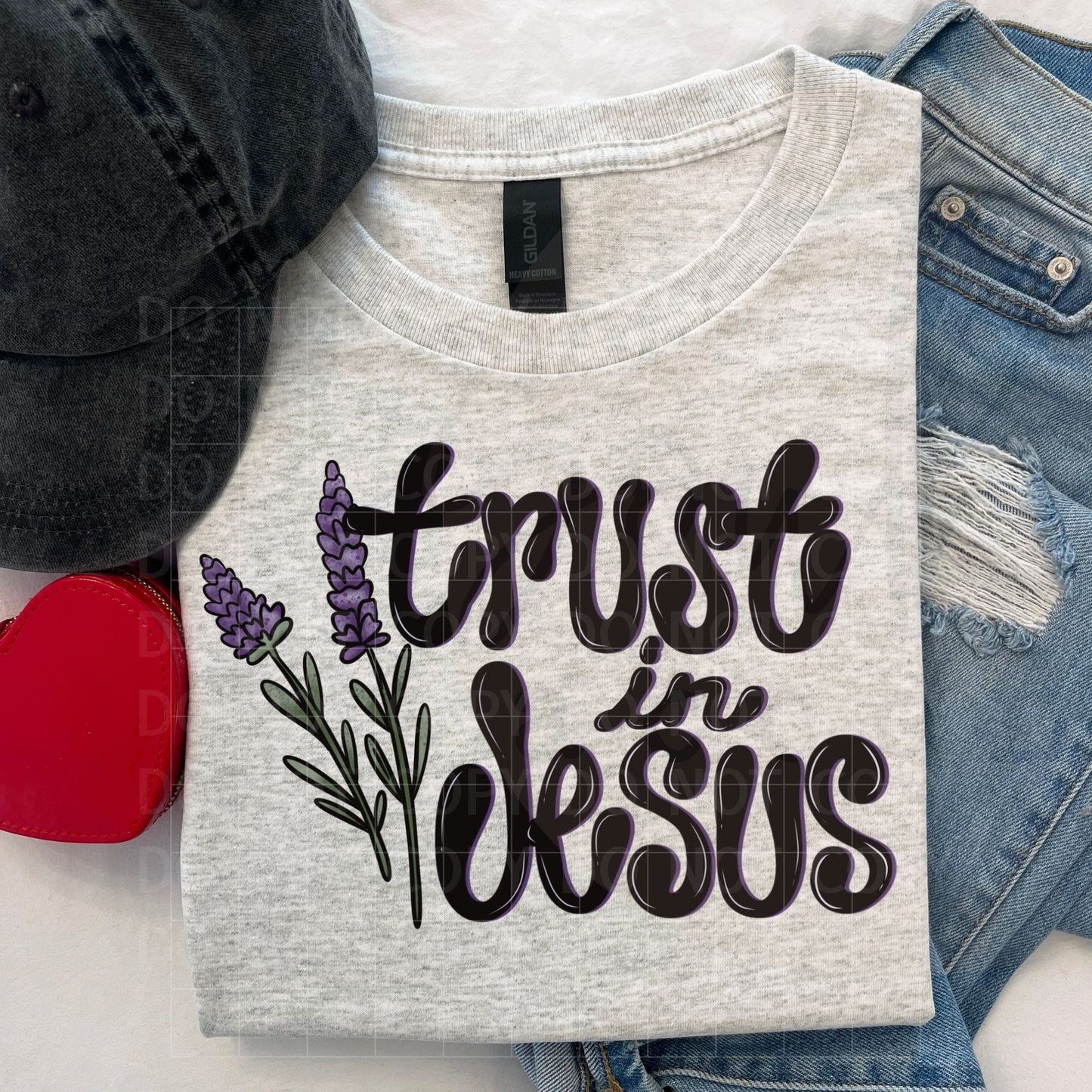 Trust in Jesus PNG Digital Download