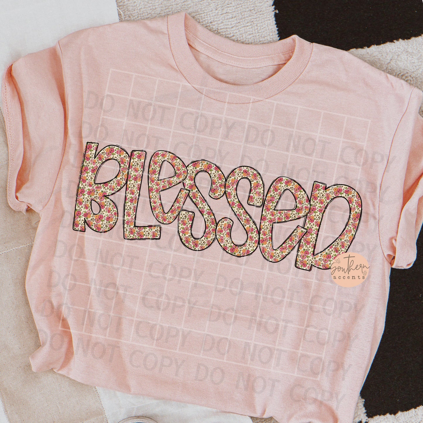 Blessed and Highly Favored PNG Digital Download