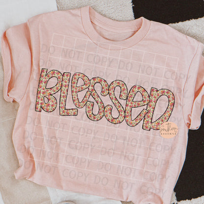 Blessed and Highly Favored PNG Digital Download