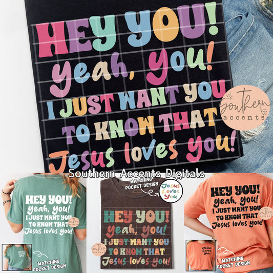 Hey You! BUNDLE PNG Digital Download