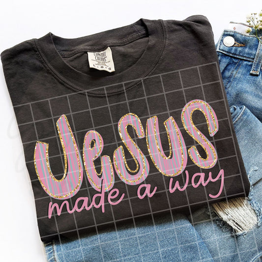 Jesus Made a Way PNG Digital Download