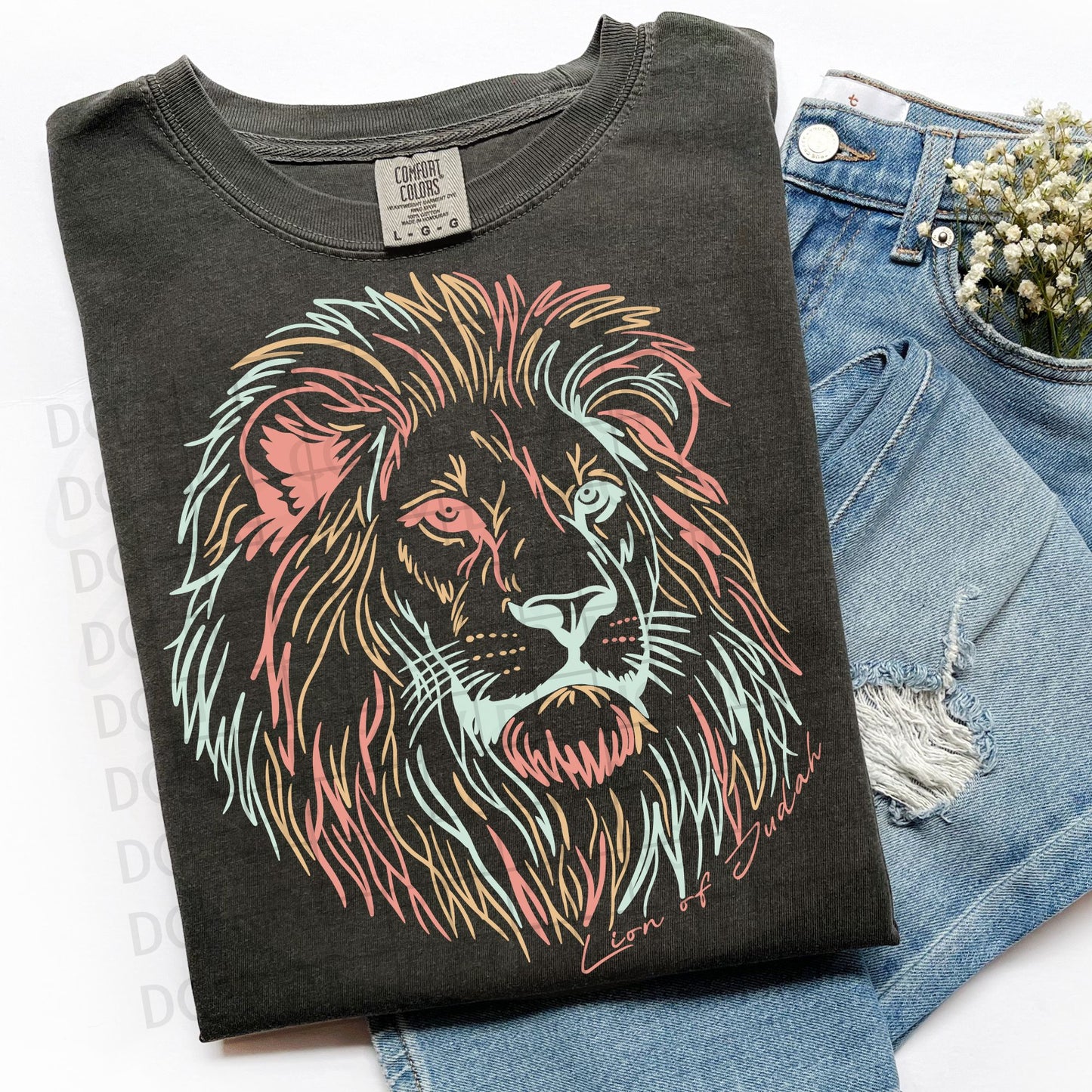 Lion of Judah *includes all 3 colors* PNG Digital Download