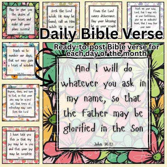 May Daily Bible Verse Bundle