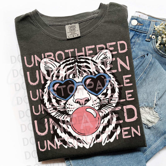 Unbothered Tiger PNG Digital Download
