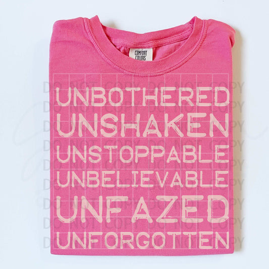 Unbothered PNG Digital Download